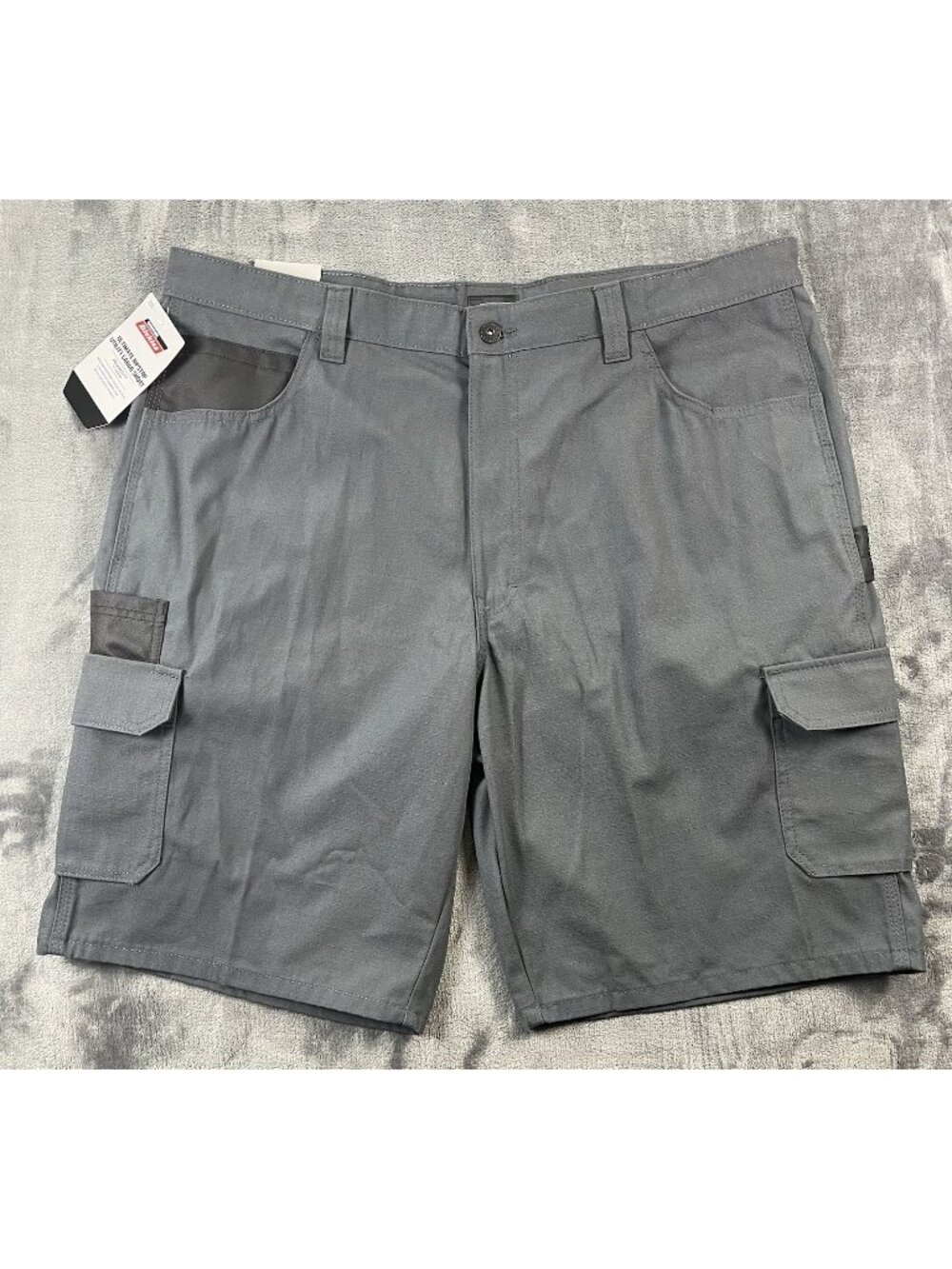 Genuine Dickies Men's 40 Relaxed Fit Ripstop Ultimate Cargo Shorts Gray